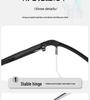 Ultra-Light Men's Retro Half-Rim Glasses Frame