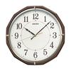 Seiko Clock Wall Clock Radio Analog Brown Metallic 305 X 305 X 47mm KX274B