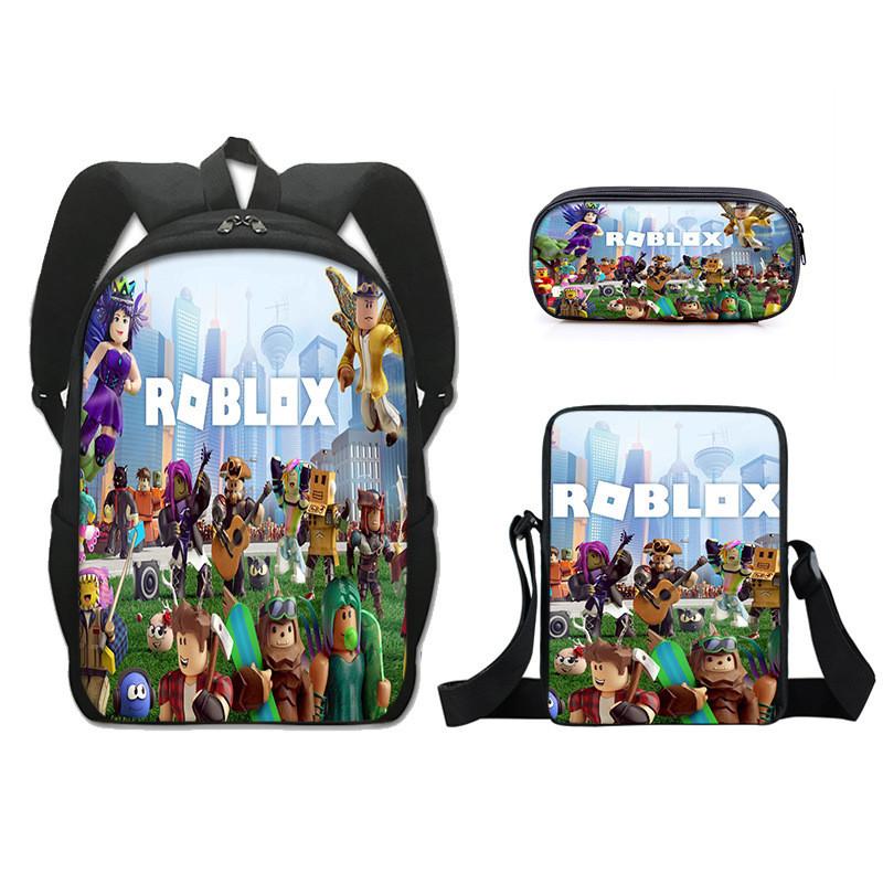 Roblox Kids Backpack Set With Lightweight Oxford Fabric For School And Study Use