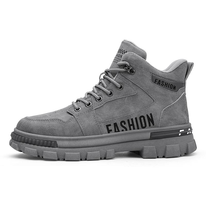 Fashion Hiking Boots Motorcycle Footwear Man High Top Thick Bottom Outdoor Shoes Recommended Comfortable Spring and Autumn Main Push