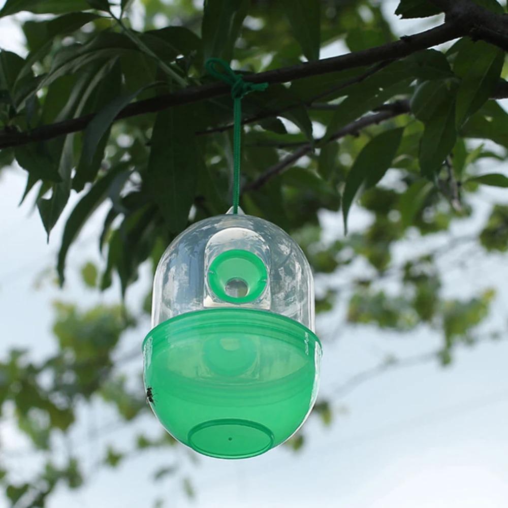 8PCS Reusable Fly Wasp Insect Traps Hanging Plastic Asian Hornet Catcher Fly Killer Orchard Insect Trap Pest Control Products