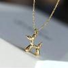 Collana Ciondolo Cane Palloncino Carino Per Ragazze Donne Moda Cucciolo Bolla Animali Gioielli Accessori
