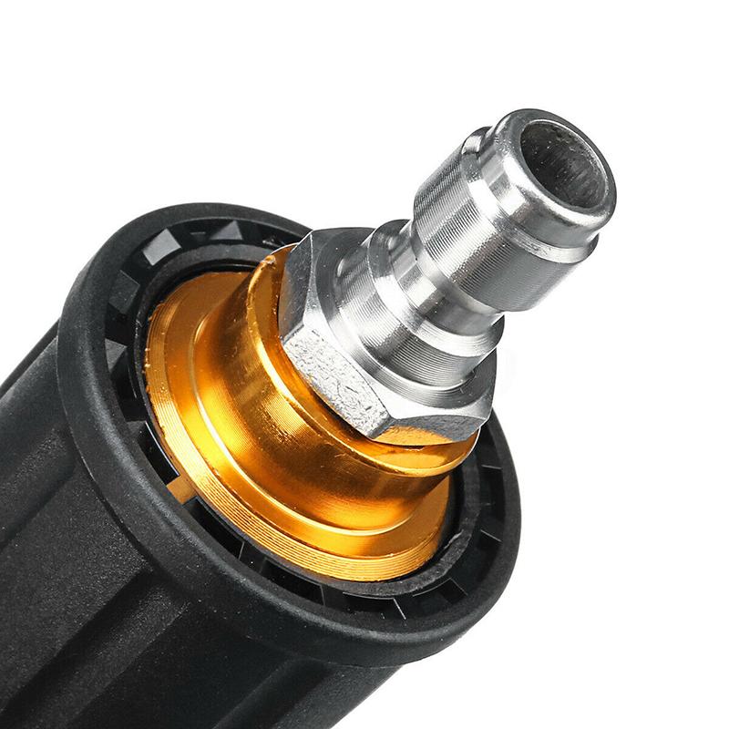 Tough and Reliable Turbo Rotating Spray Nozzle Designed for High Pressure Washers Up To 3600PSI with Fast Connection