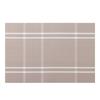 Light luxury plaid placemat, heat insulation and anti-scalding mat, home restaurant desktop non-slip bowl mat, durable, scratch-proof, beautiful