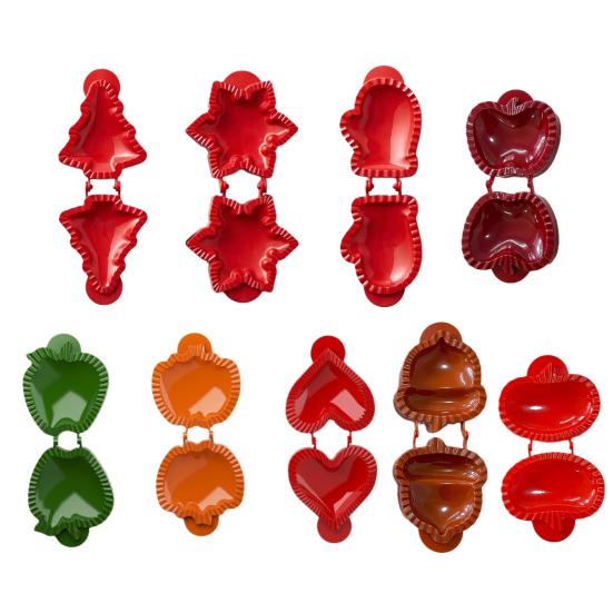 Mini Pie Maker Mold Multipurpose Pastry Mold Cheese Snack Maker with Lids Christmas Thanksgiving Dessert Mold