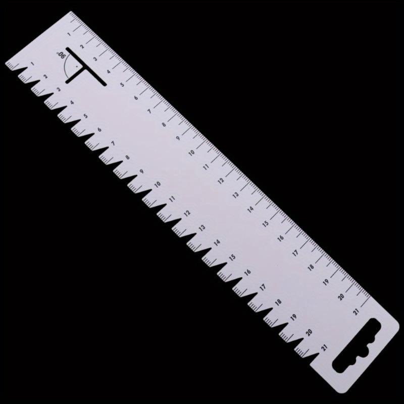 DIY Sewing Patchwork Ruler Ultrathin Soft 21cm Sewing Tools Accessories Quilting Tools Handmade