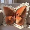 Decorative Butterfly Pillow Velvet Butterfly Throw Pillow with Lace Trim Sofa Couch Car Pillow Home Decor Gift for Housewarming Birthday