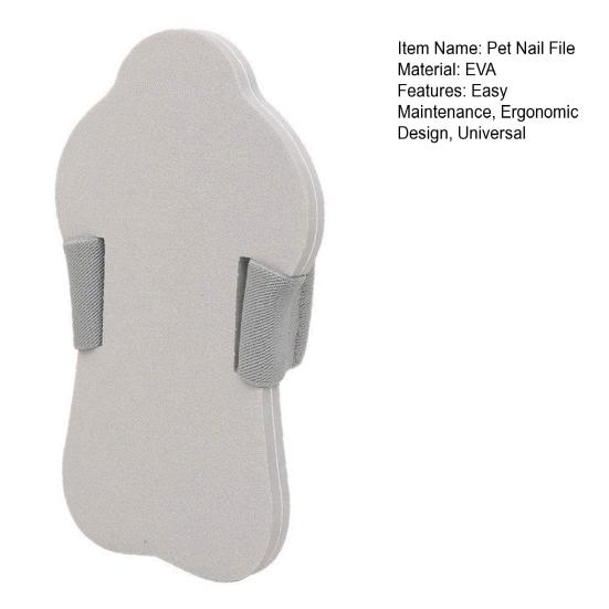 Pet Nail File with Extra-Coarse Cat Dog Scratching Sandpaper Manual Board for Nail Trimming Reusable Pet