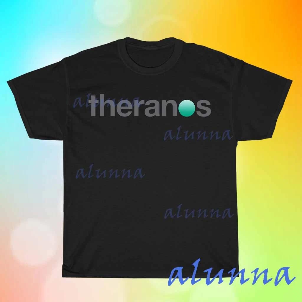 Новая мужская черная футболка Theranos забавная размеры от S до 5XL S