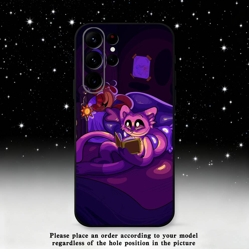 

Catnap and D-Dogday Phone Case For Samsung S25,S24 Ultra,S20,S30 plus,S22 plus,S23,S30 Ultra 5G Silicone Black Shell Samsung S21Ultra