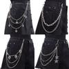 Metal Jeans Pants Chain Versatile Cool Street Keychain Trendy Harajuku Pants Chain Unisex