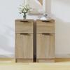Day and Night - Day and Night Sideboards 2 Units Sonoma Oak Plywood 30x30x70 Cm