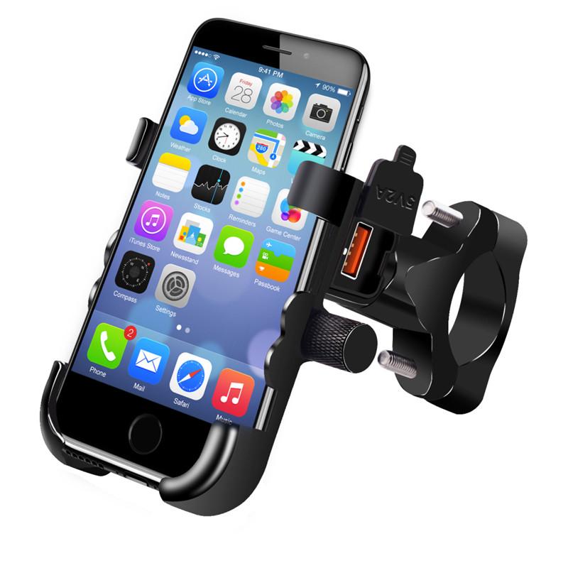 waterproof QC3.0 fast charge multi-function phone holder mirror holder bracket waterproof QC3.0 fast charge multi-function phone holder mirror holder bracket