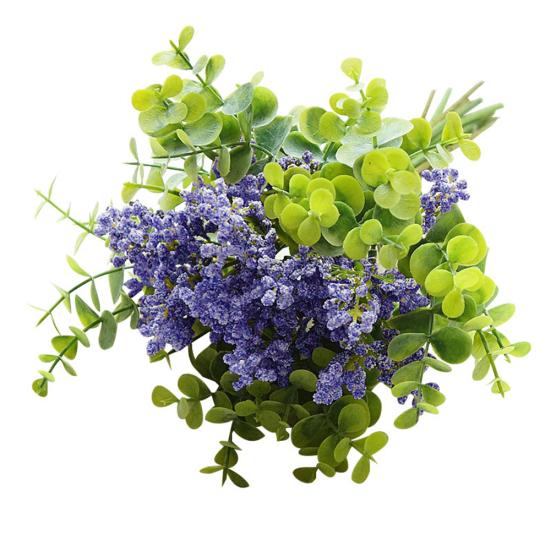 1Bouquet Artificial Vanilla Fruit Eucalyptus Leaves Wedding Party Home Art Decor