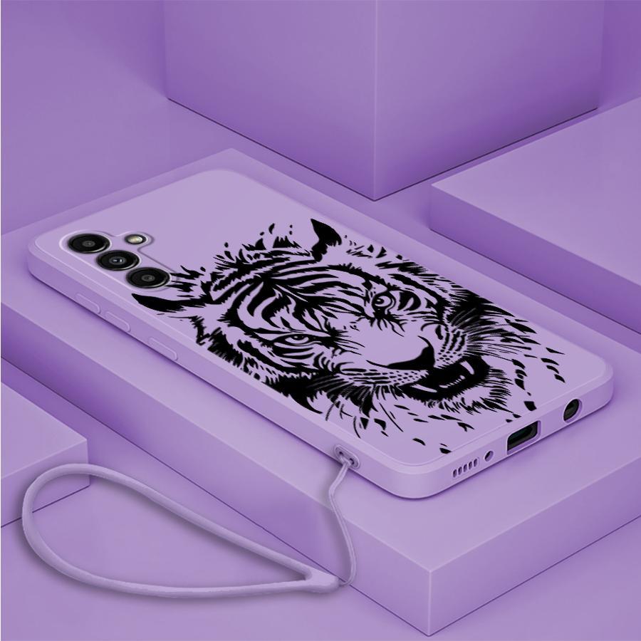 Tiger Cool Case for Samsung Galaxy A22 A52 A11 A12 A15 A16 A51 A13 A14 A35 A34 A36 A26 A24 Phone Cover