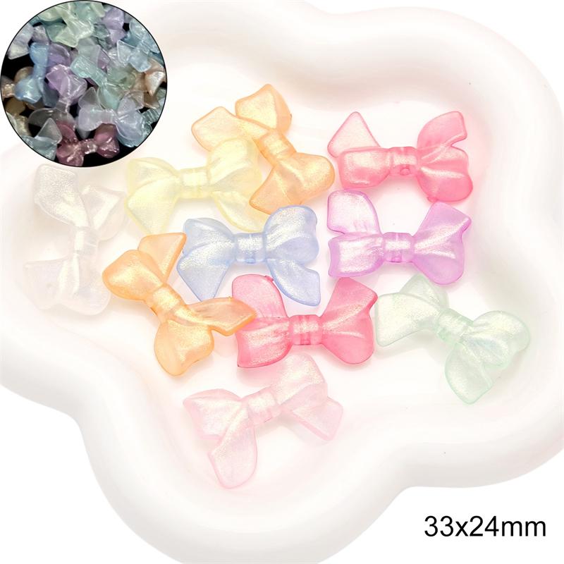 

20 г/пакет Акриловые темные светящиеся профилированные бусины DIY браслет ожерелье серьги ювелирные аксессуары 33x24mm 20g/bag