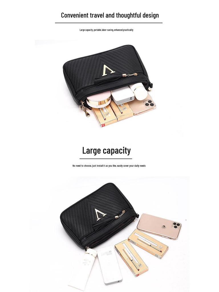 Women's Large Capacity Fashion Crossbody Shoulder Bag - Versatile and Popular for Summer