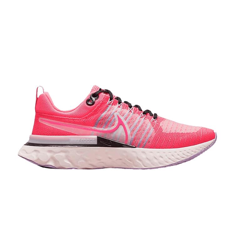 

Nike React Infinity Run Flyknit 2 Racer Розовые женские кроссовки Hyper-Pink Lilac DM7718-600