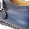 berluti Olga-era B-buckle single monk strap shoes, men's, navy, size 7 1/2, made in 2015 shoes 7 1/2 NavyUsed