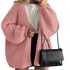Womens Oversized Knit Cardigan Sweater Long Sleeve Loose Fit Casual Open Front Pullover In Solid Colors