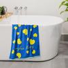 Jacquard 100% Cotton Bath Towel - Water Absorbent, Quick-Drying, Printed Design for Adults