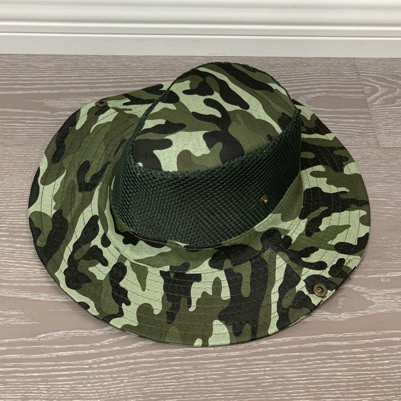 Hat men's summer big brim outdoor fishing sun protection hat sun hat bucket hat construction site dry farm work sun hat