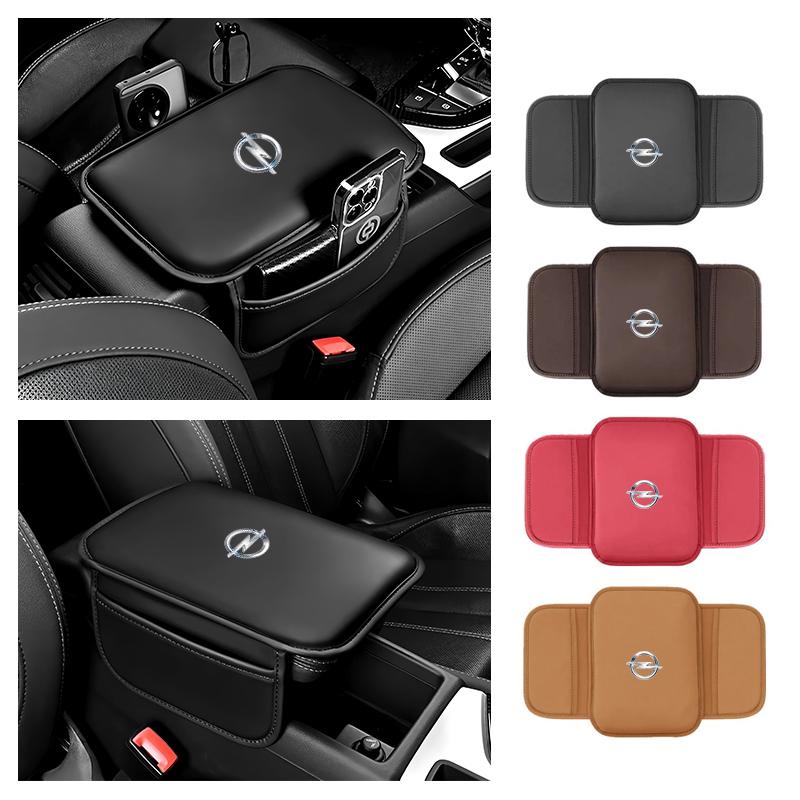 Car Armrest Box Pad Auto Armrest Mat Auto Accessory For Opel Corsa Astra Insignia Vectra Zafira Meriva Mokka Grandland Vivaro