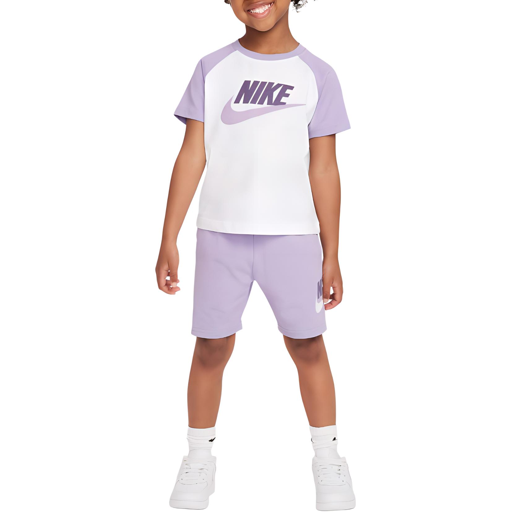 Nike Casual Sportswear Hydrangea Purple Children Aged 3 7 Years Old HM9275-515 3T