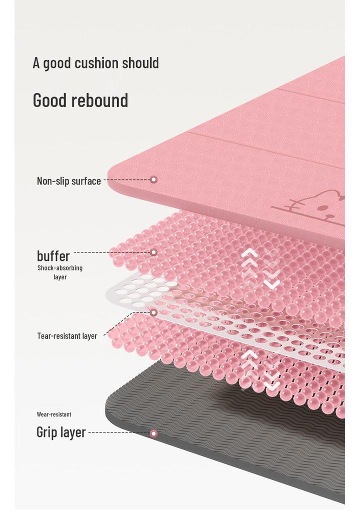 10% Off Foldable Non-Slip Yoga Mat - New Silent, Large-Size, Portable Nap Mat for Home Workouts