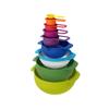 Joseph Joseph Nest 9 Plus 9-Piece Measuring Cup, Bowl, Drainer, and Measuring Spoon Set, Dishwasher Safe, Stackable, BPA-Free, Rainbow Colors [Authent