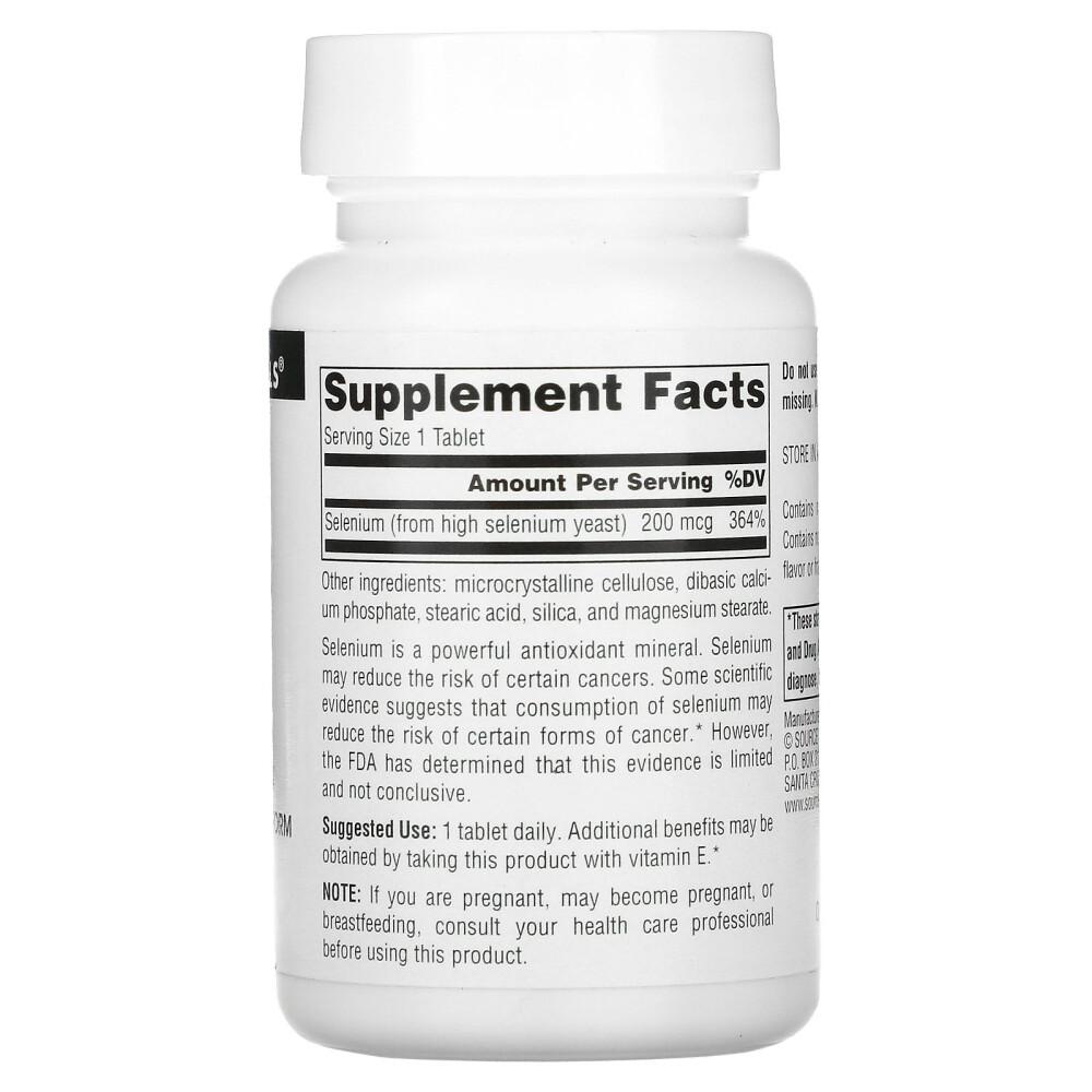 Source Naturals Selenium 200 mcg, 120 Tablets