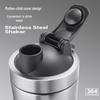304 Edelstahl Shaker Becher mit Aufbewahrungsschicht - Doppelseitiger Protein Mixer für Sport und Fitness