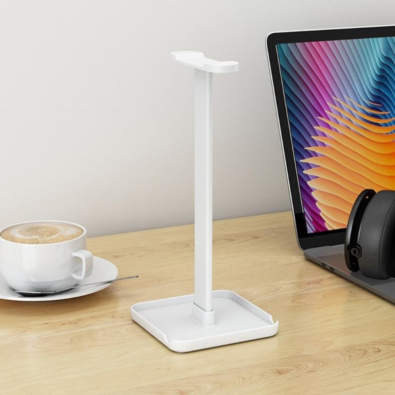 MultiFunctional Desktop Organizers Headphone Stand With Storage Tray And Secure Phone Holder For Headsets Display