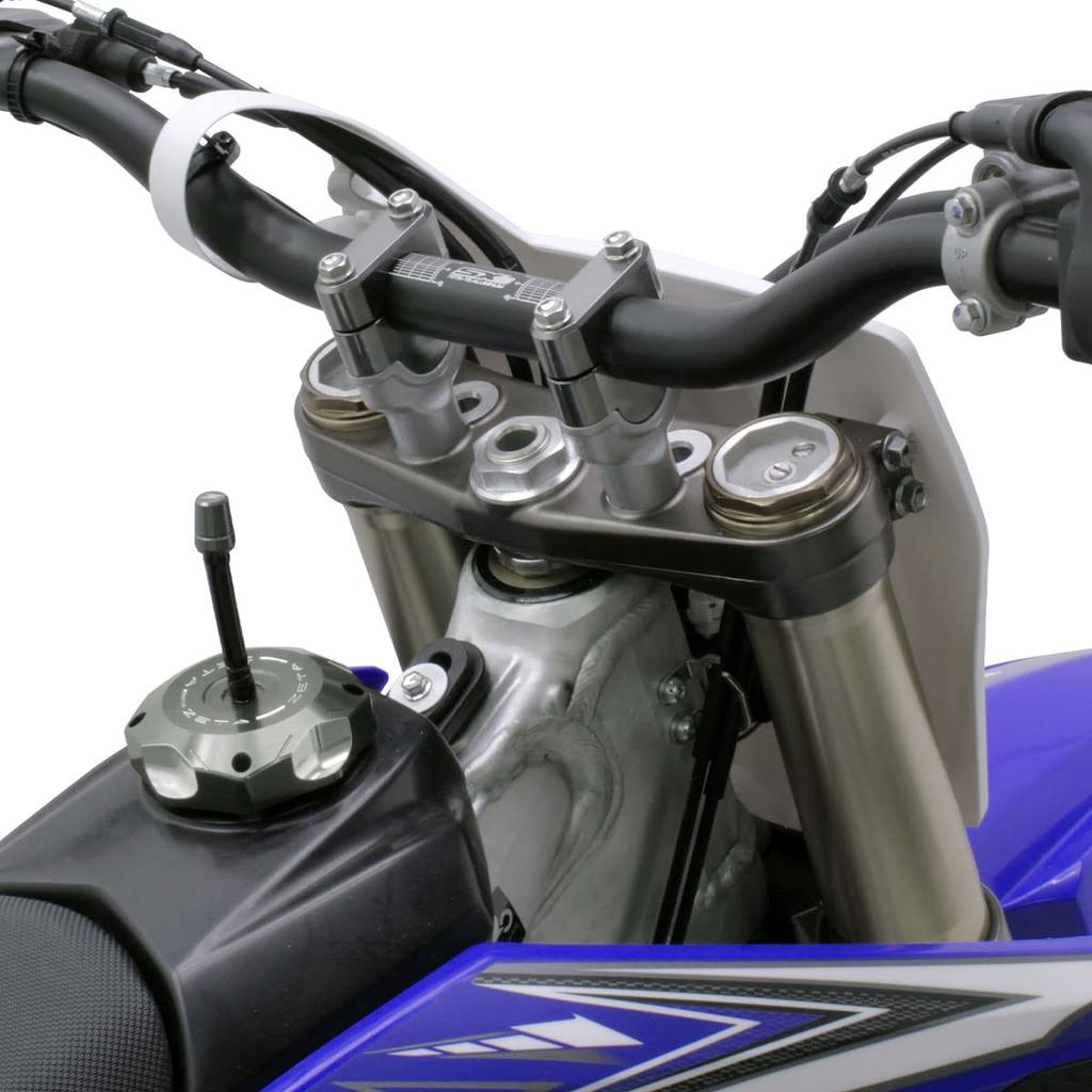 ZETA RACING Bar Rise Kit 19mm Up Titanium Color For