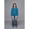 Bluetail Crew Neck Sweater Letter Embroidery Green Azh4sw02gn