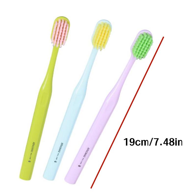 Pacote de 8/16 Escovas de Dentes em Cores Aleatórias, Escovas de Dentes Domésticas Embaladas em Balde, Escovas de Dentes de Viagem, Escovas de Dentes da Série de Cores Dopamina, Gentis com as Gengivas,