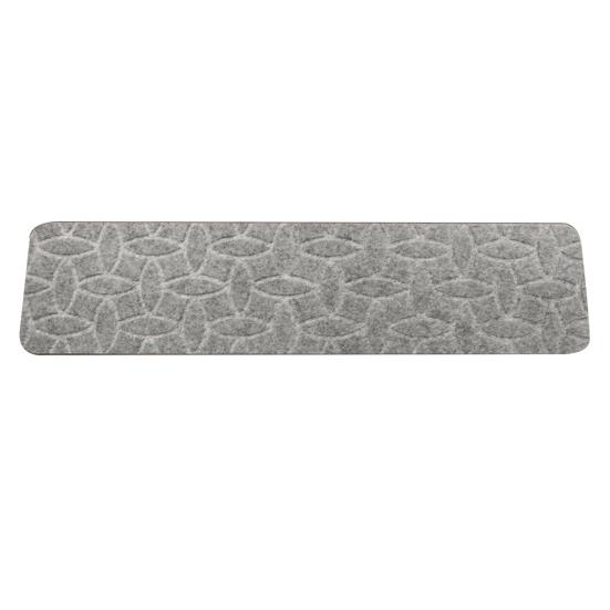 Non-Slip Stair Mat Self-adhesive Strong Adhesion Easy Installation No Cutting Reusable Embossing Stair Floor