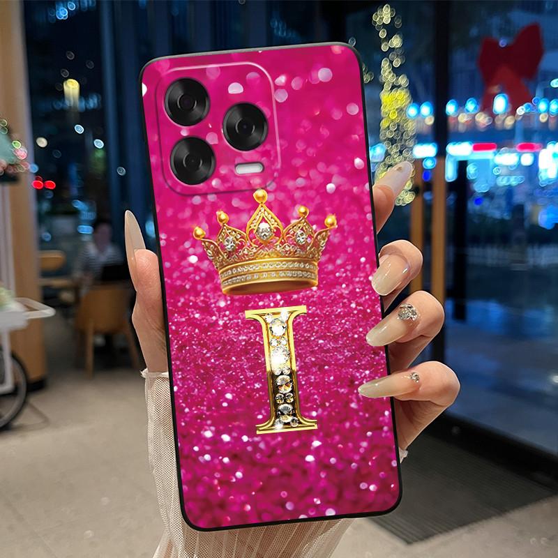 Case For ZTE Blade V70 Vita/Nubia V70 Design Soft Silicone Black Case Shockproof Beautiful Trendy Crown Letter Pattern Shell