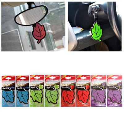Deodorante per ambienti da appendere al profumo di frutta per auto, a forma di foglia, da 6 pezzi