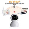2MP 1080P HD Tracking Baby Monitor Security Camera Wireless Video 2 Ways Audio Automatic Night View Camera 5.0Inch Display