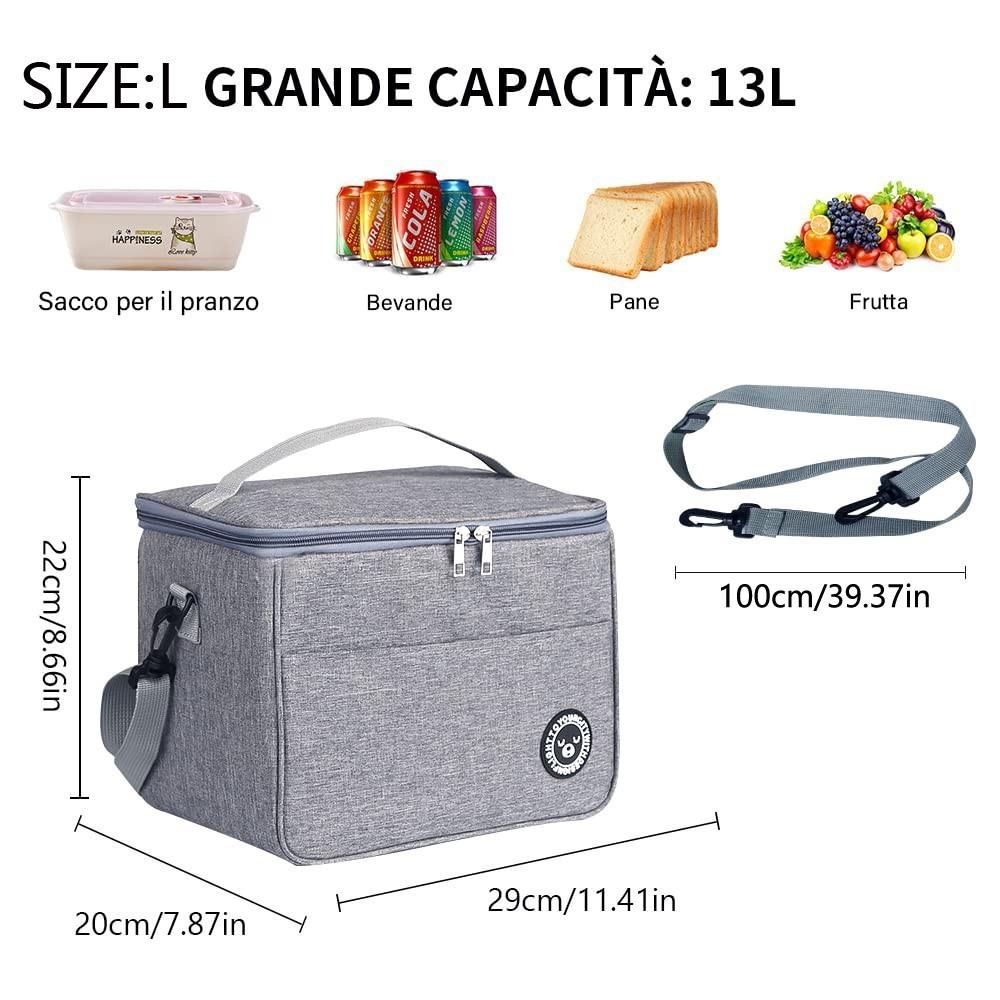 Picnic Insulated Lunch Box Portable Refrigerated Bag Large Capacity Waterproof Lunch Bag Picnic Bag