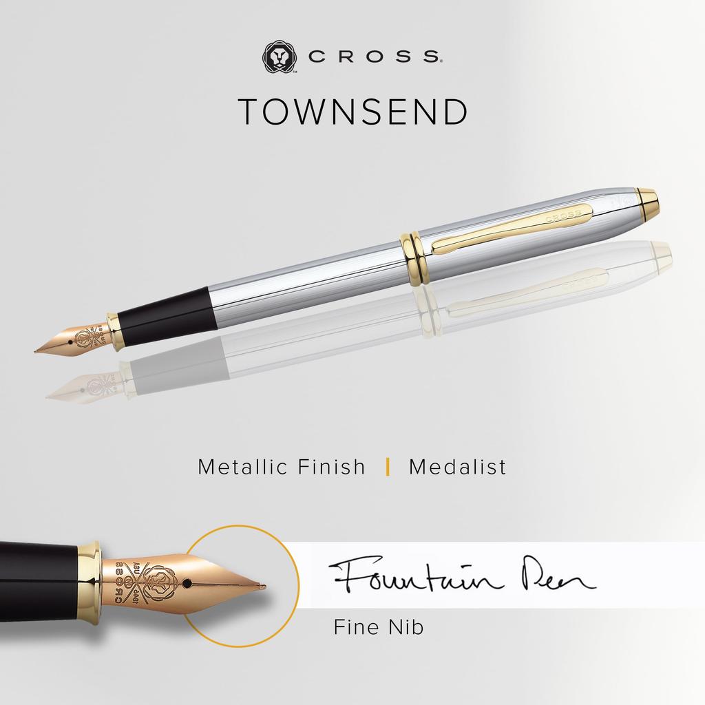 Cross Fountain Pen F Fine Point Townsend Medalist Regular Imported Product 506-FF