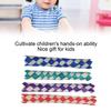 3PCS/5PCS/6PCS Stress Relief Chinese Finger Trap Natural Bamboo Bird Chew Toy Puzzle Toy  Gag Gift