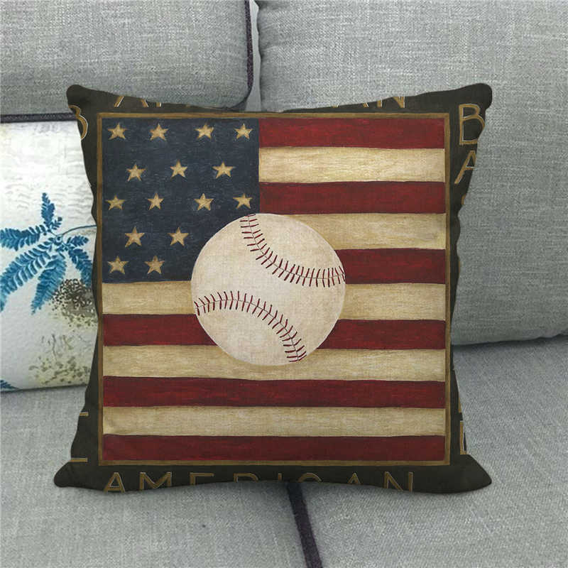 Flag Symbolizing The Bald Eagle In The United States Digital Printing Short Plush Pillow Covers For Sofa Office Cushion Cover