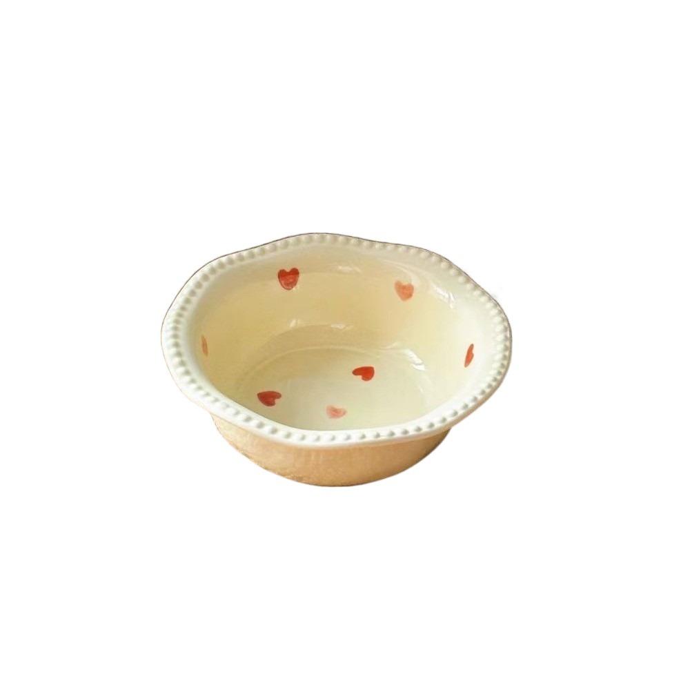 

Anti Slip Ceramic Cat Bowl Neck Protection Dog Food Bowl Elevated Cat Water Bowl Wet Dry Food Style D