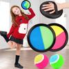 Adhesive Plate and Ball Toy For Toddler Safe Sticky Ball Training Game Family Bonding Activity Throwing Game for Party