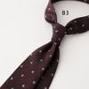 Gentleman British Style 8CM Mens Polka Dot Neck Tie Dark Green Brown Striped Silk Ties Luxury Soft Necktie Wedding Tuxedo Cravat