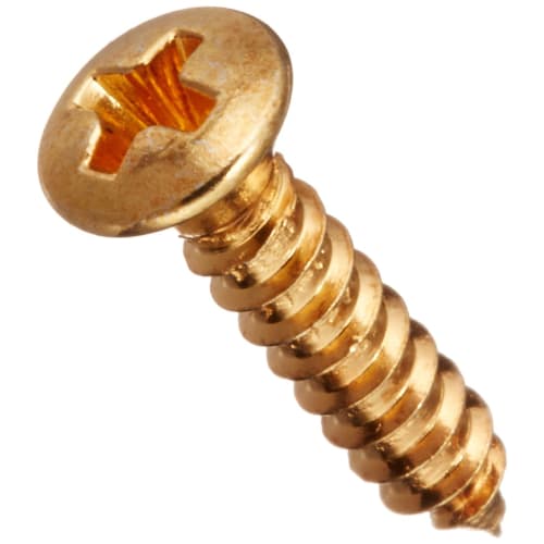 Scud Pickguard Screws, Fender Type, Inch Size, 12P Gold W-PFG