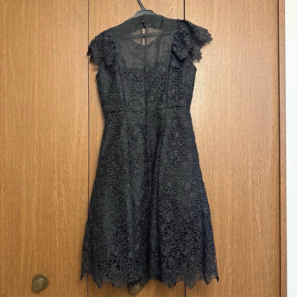 Lily Brown Lily Brown All Lace Dress Wedding Party Black
