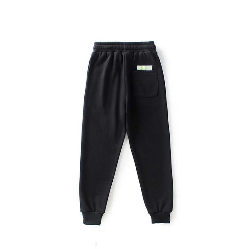 Older Boys Spring and Autumn Casual Terry Ankle Banded Pants